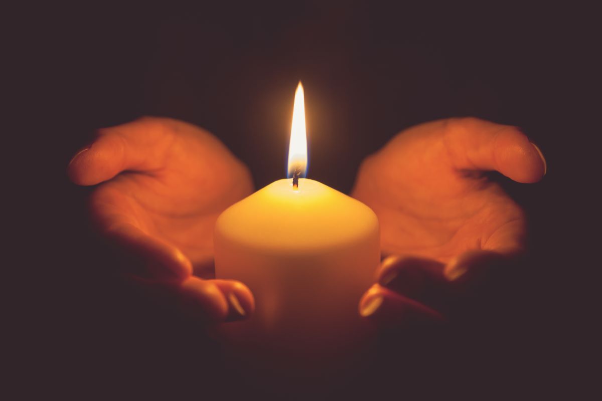 Hands Holding Candle Hands Holding Candle